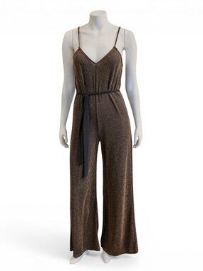 Reformation Koda Metallic Bronze Jumpsuit * Medium